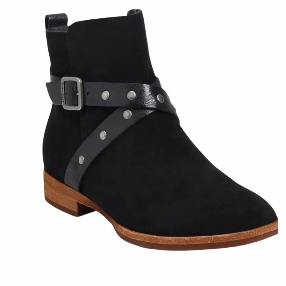 Kork-Ease Kenai Suede Black Bootie Size 7.5